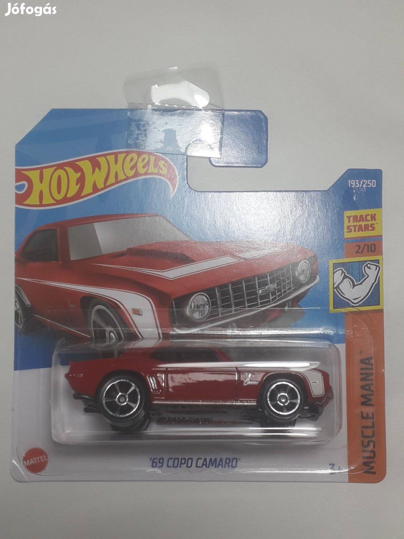 Hot Wheels 69 Copo Camaro red 2022 XII kerület Budapest