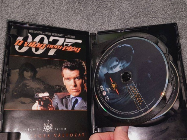 007 James Bond - A vilg nem elg DVD (1999) Szinkronos 2DVD karcmente