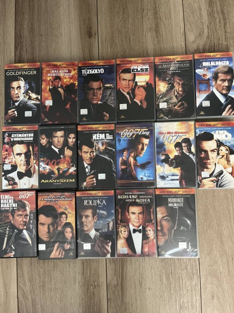 007 James Bond pakk vhs kazetta