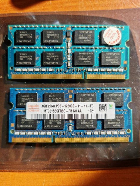 01/2 Hynix HMT351S6CFR8C 2x4gb 8gb 3 h garancia PC3 DDR3 ram memria