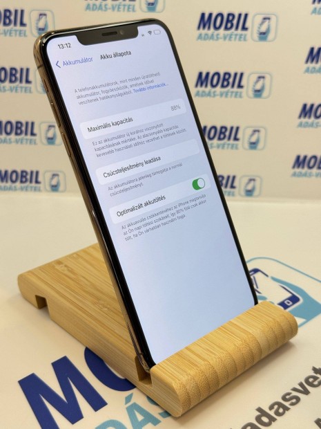047 Apple iphone Xs Max 256GB, 88% akkumulátor, 12 hónap garancia!