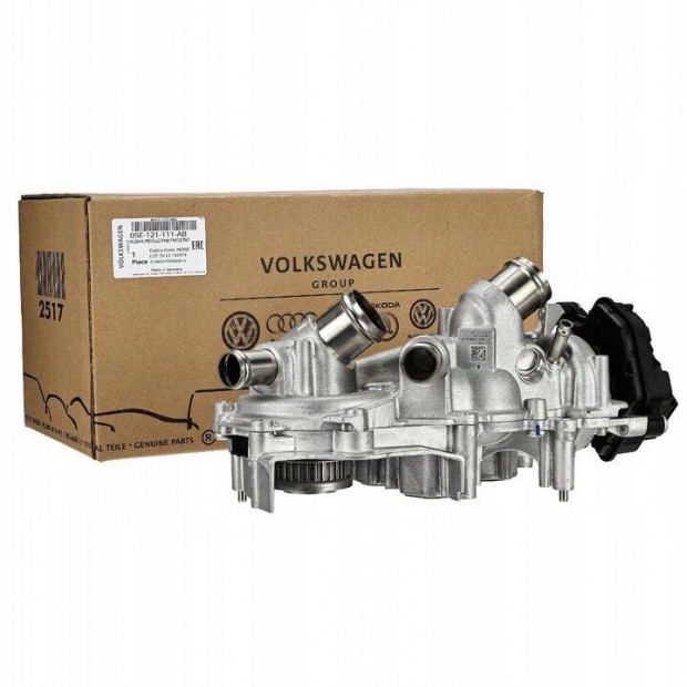05E121111K Gyári új Vizpumpa termosztátház Audi Seat Skoda Vw 1.5 TFSI