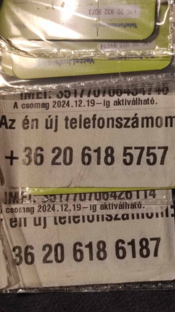 06(20)618-618-7 telefonszm sim krtya elad