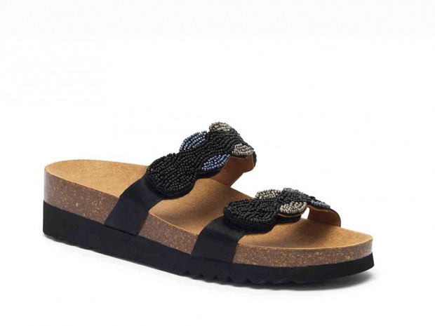 0Ft kiszállítás! Scholl PALMILLA 2 STRAPS FEKETE papucs 40