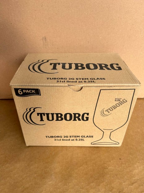 0,25 l. Tuborg talpas pohr