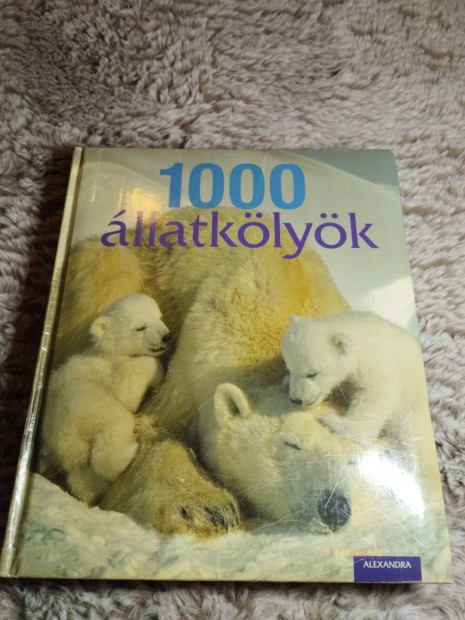 1000 Állatkölyök 382 oldalas könyv 