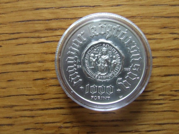 1000 Ft 1996 Pannonhalma ezst rme numizmatika