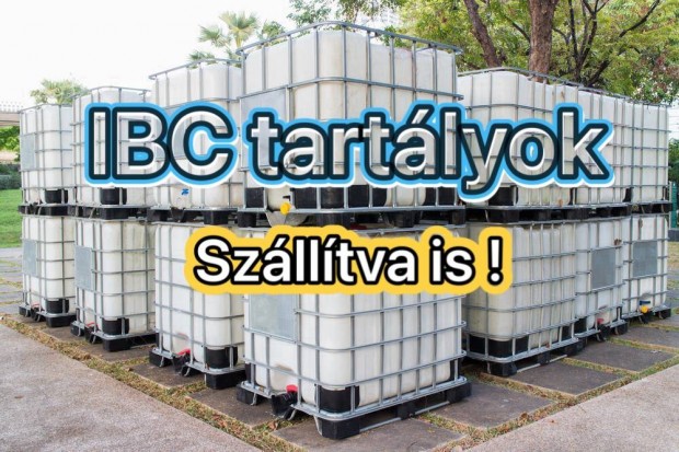 1000 L IBC tartly esvz stb clra !