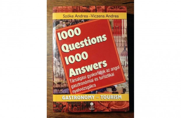 1000 Questions 1000 Answers Trsalgs angol gasztronmia,turisztikai