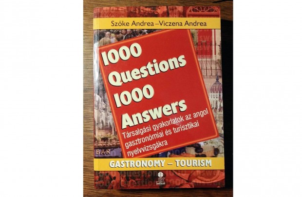1000 Questions 1000 Answers Trsalgs angol gasztronmia,turisztikai