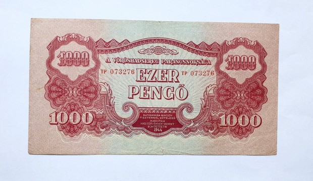 1000 - Peng 1944 - nagyon szp llapotban VF! RRR!!