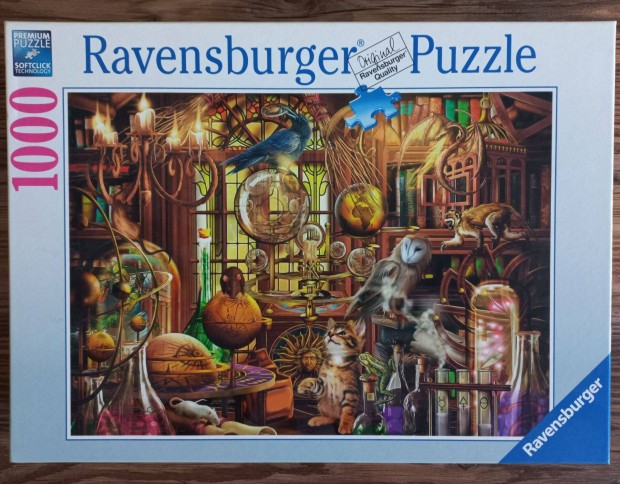 1000 darabos puzzle Merlin laboratóriuma