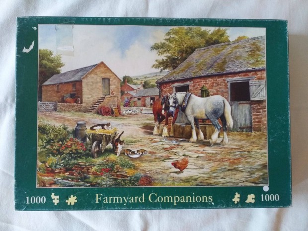 1000 db.-os Farmyard Companions kirak / puzzle (hinyos!)