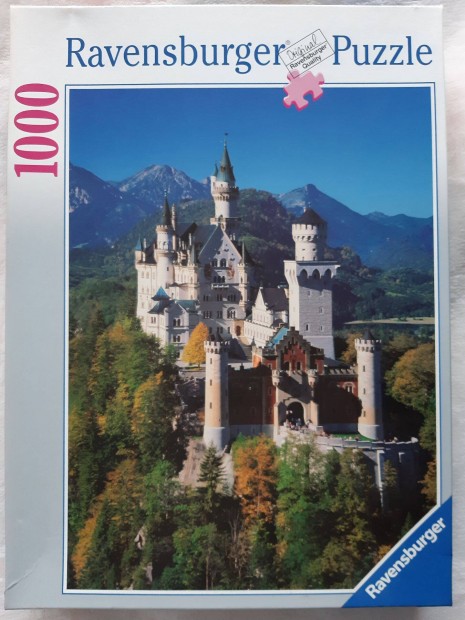 1000 db-os Ravensburger puzzle, Neuschwanstein vr