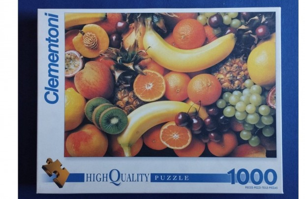 1000 db-os, hinytalan Clementoni puzzle