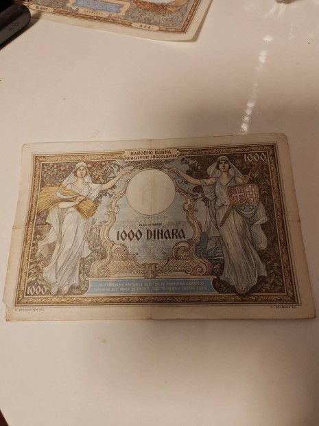 1000 dinr 1931 bl 