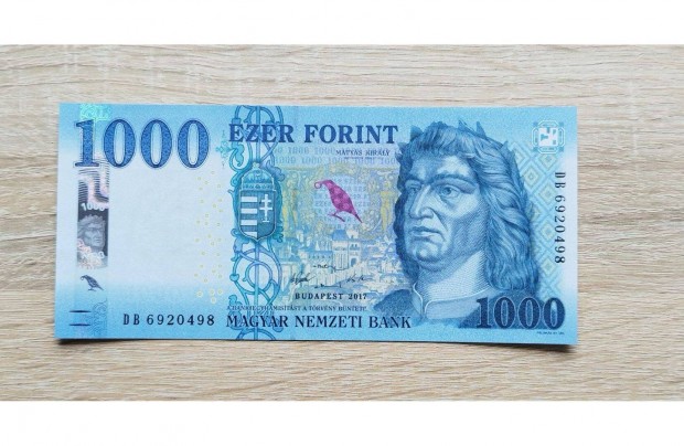 1000 forintos papirpnz "DB" 2017 UNC