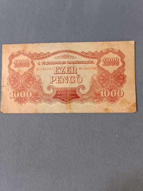 1000 peng 1944 alacsony sorszm