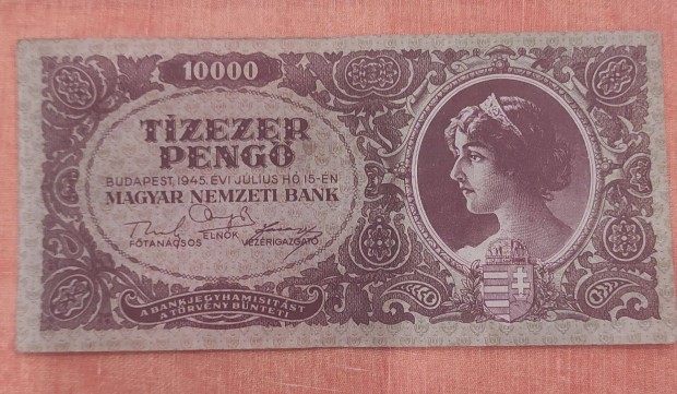 1000 pengő Tízezer pengő 1945