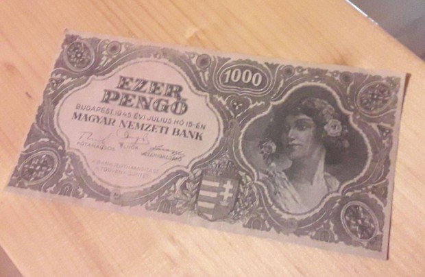 1000 peng, ezer peng, 1945. jlius 15