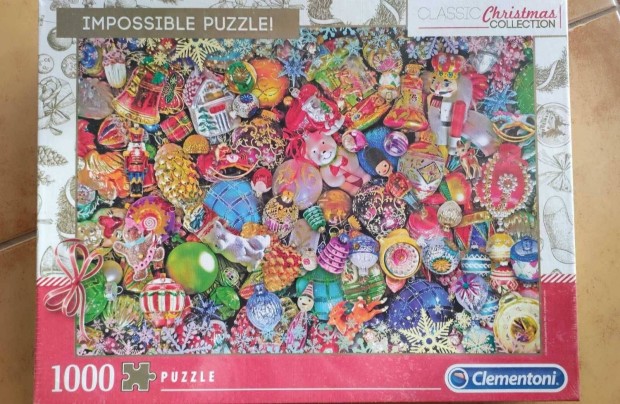 1000db-os Clementoni puzzle, bontatlan