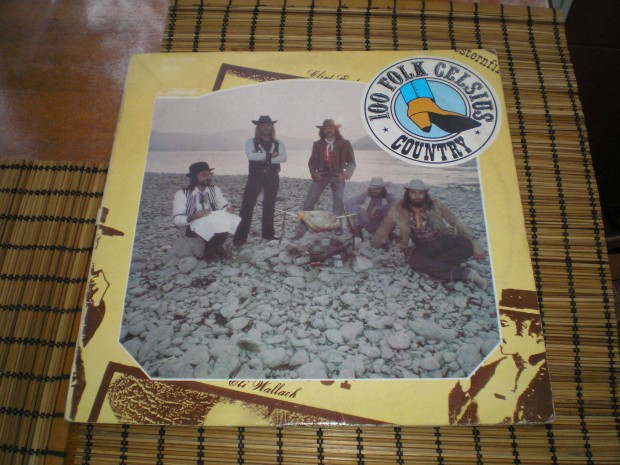 100 Folk Celsius bakelit lemez LP 1982 hibtlan llapotban