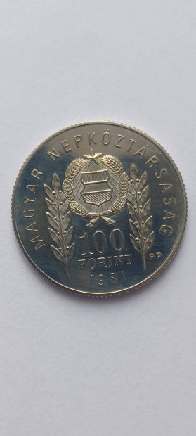 100 Forint 1981 Proof ( PP) veret, szp llapotban Elad!