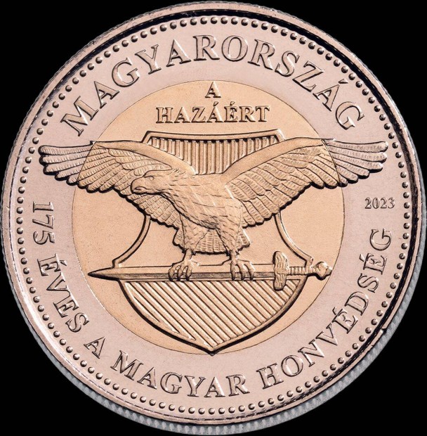 100 Forintos érme - 175 éves a Magyar Honvédség
