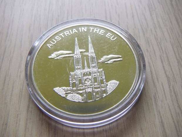 100 Líra Ausztria Egyesült Európa 2004 + Tanúsítvány