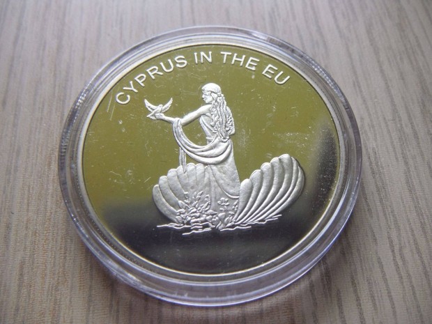 100 Líra Ciprus Egyesült Európa 2004 + tanúsítvány