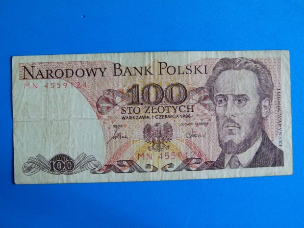 100 Zloty 1986