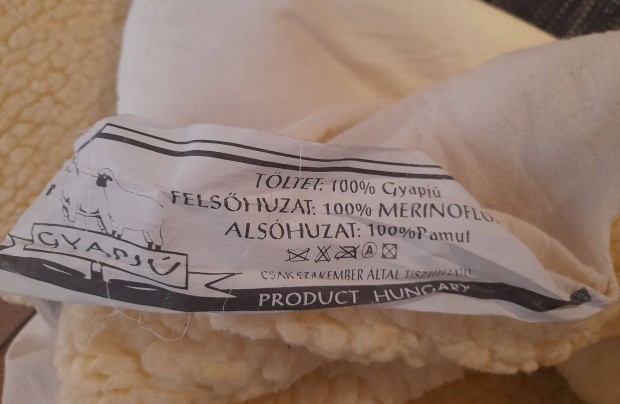 100% merinó gyapjú takaró párna olcsón