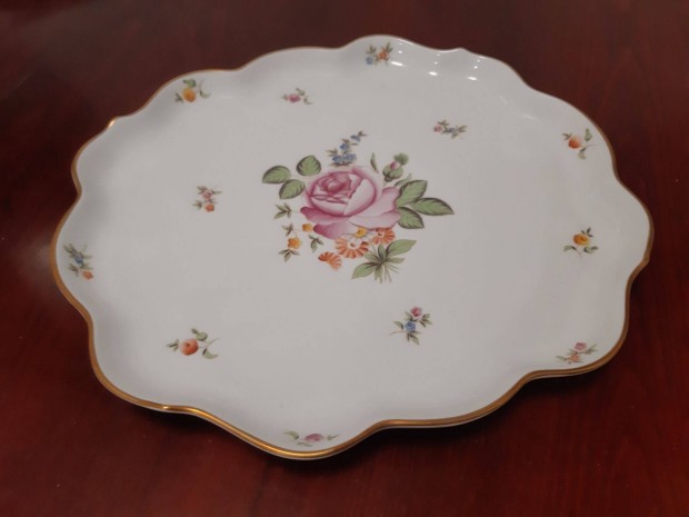 100 éves I. osztályú ritka Herendi porcelán tál