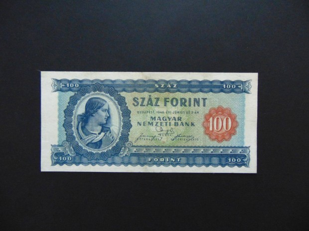 100 forint 1946 Nagyon szp bankjegy