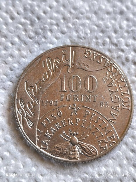 100 forint 1990