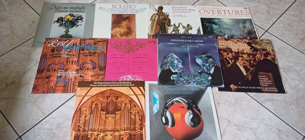 100db klasszikus bakelit hanglemez csomag
