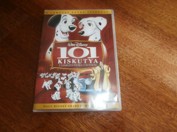 101 Kiskutya DVD mese dupla lemezes 2 lemezes