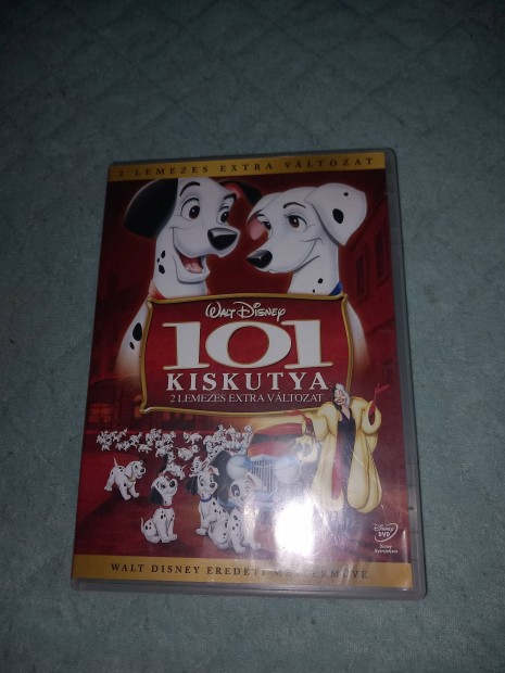 101 kiskutya DVD Mese Rajzfilm dupla lemezes 2 lemezes