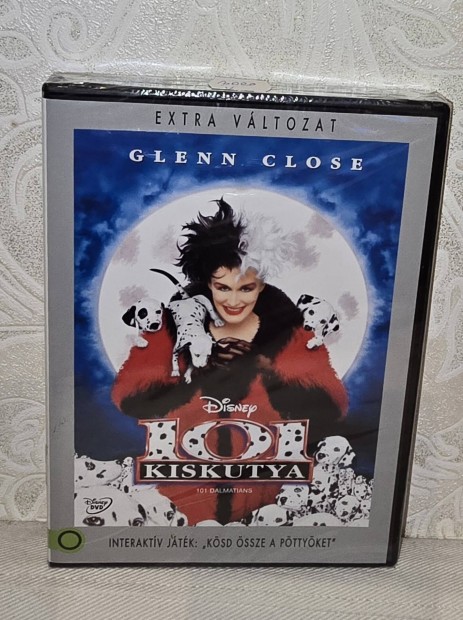 101 kiskutya DVD (j,Glenn Close Disney,)