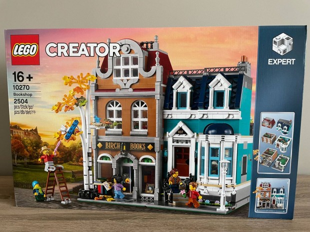 10270 LEGO - Creator Expert - Könyvesbolt (Bookstore) Új/Bontatlan