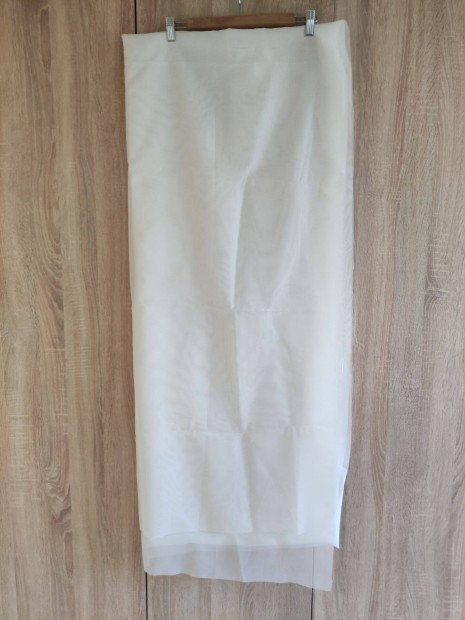 103x500 és 103x600 cm-es új fehér ynlon függöny anyag