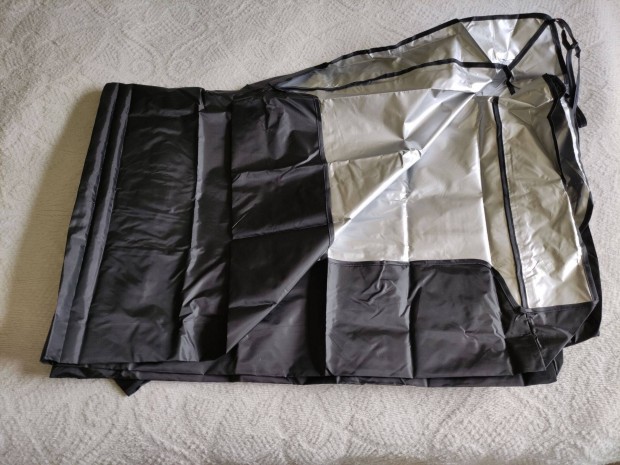 105x150 cm-es új fekete impregnált hintaágy tető