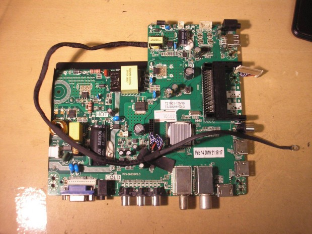 10669 vonino LE3268Z-8 32" LED TV mainboard P75-3663SV6.3 TZ1901-125/