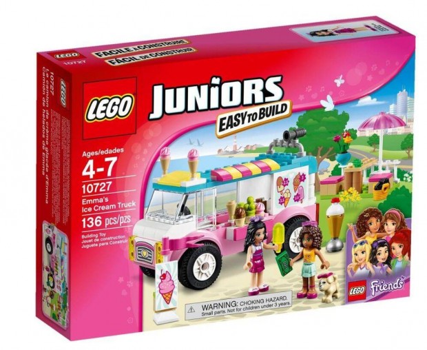 10727 LEGO Juniors - Emma fagylaltos kocsija / bontott, nagyon szp!