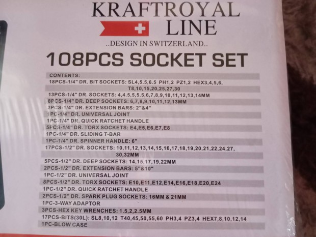 108 db os krova készlet