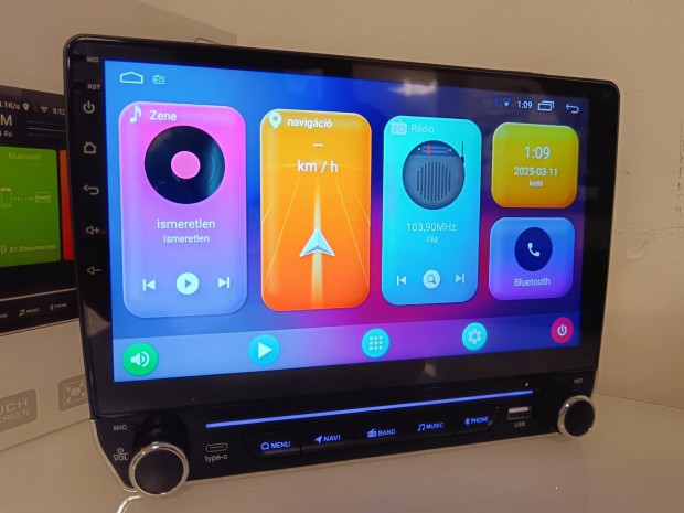 10.1" Android Carplay autós multimédia fejegység 6/64GB