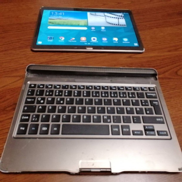 10.5" Samsung SM-T800 tipusu 8 magos tablet, 3/16 gb, gyri bill