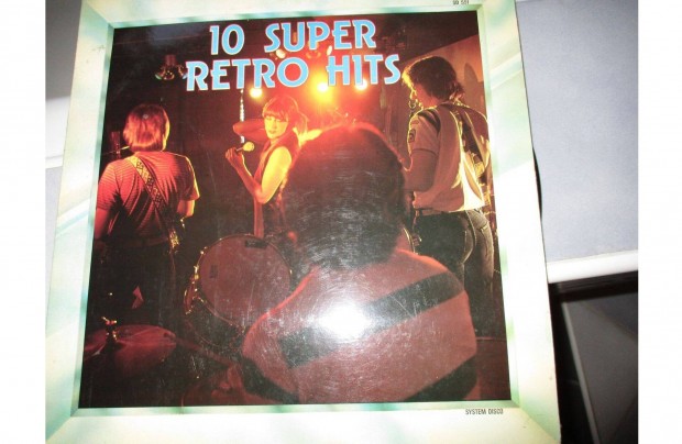 10 Super retro Hits bakelit hanglemez elad