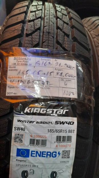 10% kedvezmny j Kingstar 185/65R15 tli gumiabroncsok 