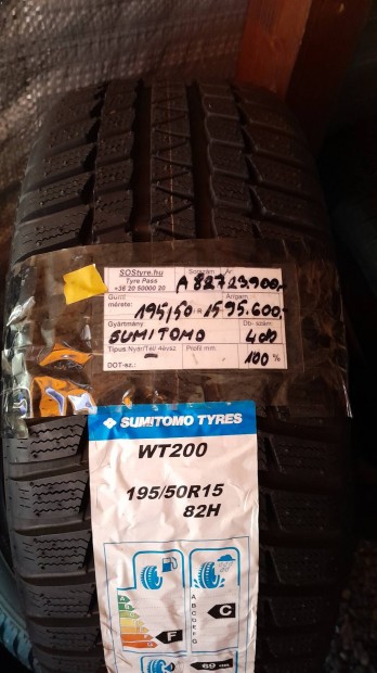 10% kedvezmny j Sumitomo 195/50R15 tli gumiabroncsok 